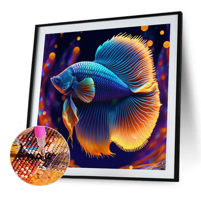 Betta Fish - Full Round Drill Diamond Painting 30*30CM