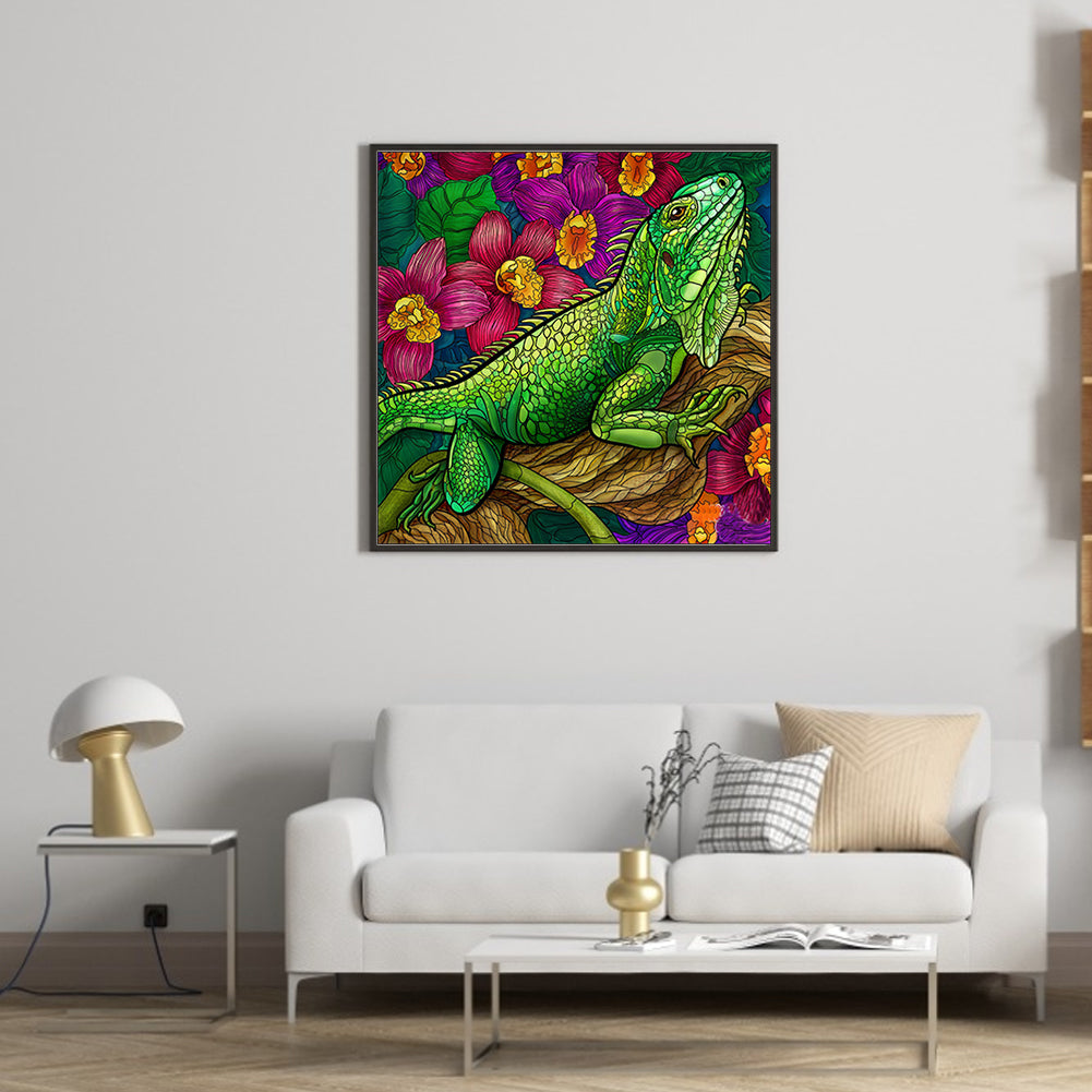 Chameleon - Full Round Drill Diamond Painting 35*35CM