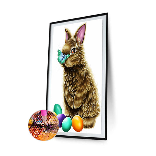 Rabbit - Full Round Drill Diamond Painting 30*45CM