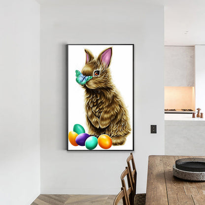 Rabbit - Full Round Drill Diamond Painting 30*45CM