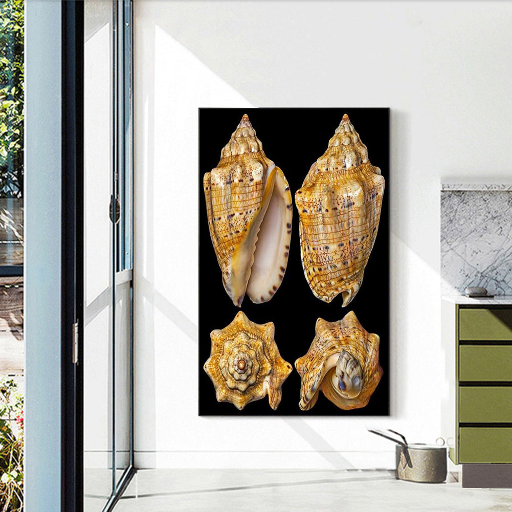 Beach Shells - Full Round Drill Diamond Painting 30*45CM