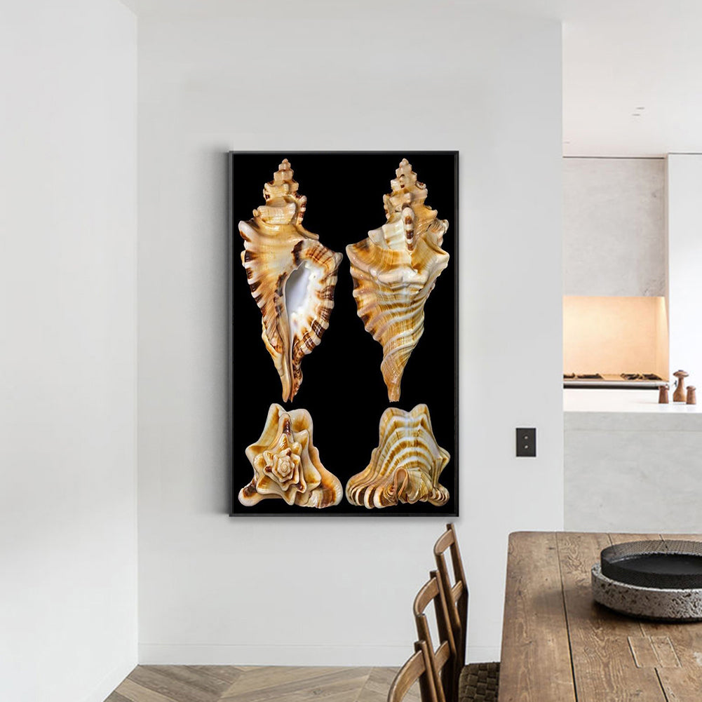 Beach Shells - Full Round Drill Diamond Painting 30*45CM