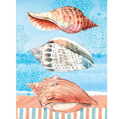 Beach Shells - Full Round Drill Diamond Painting 30*40CM