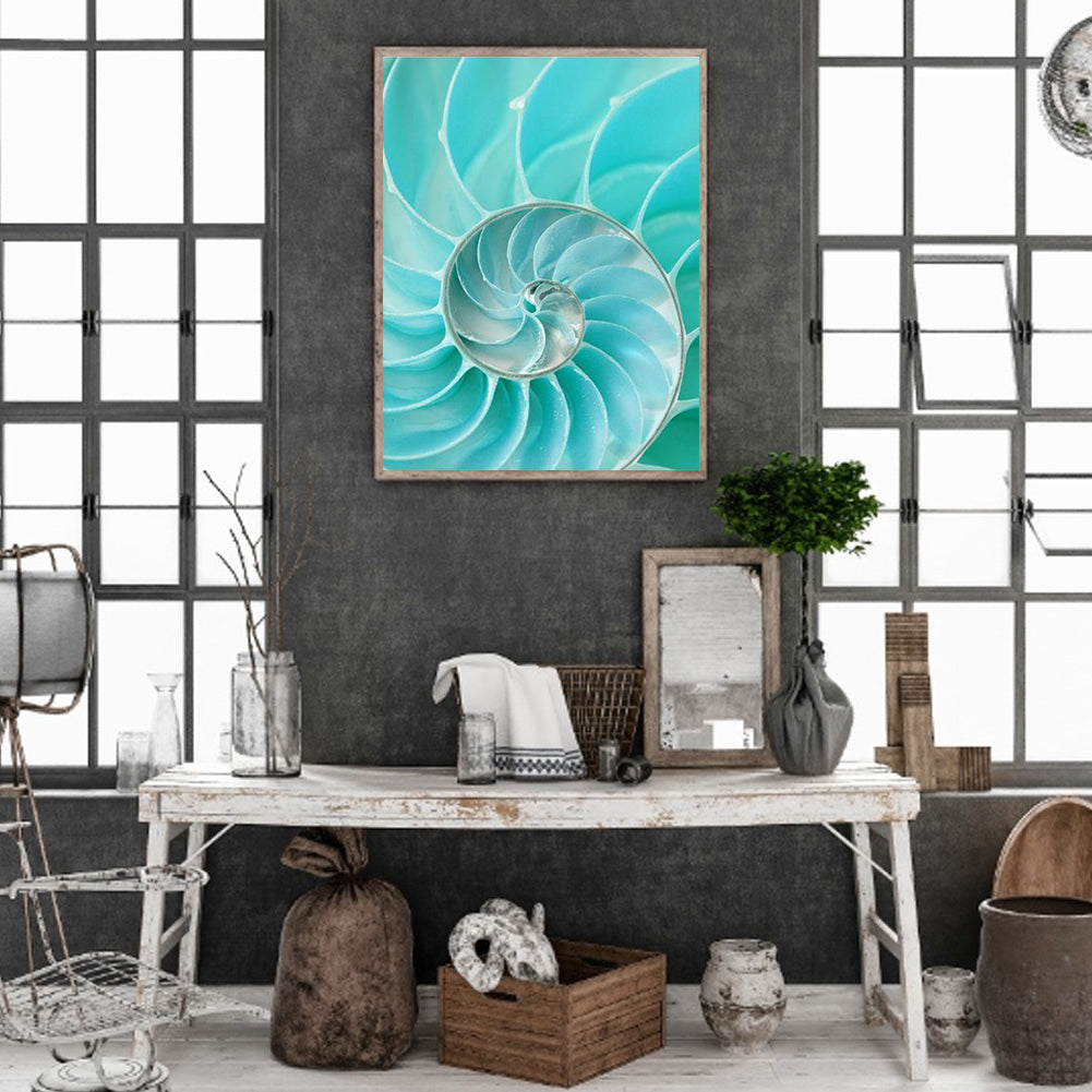 Nautilus Shell - Full Round Drill Diamond Painting 30*40CM