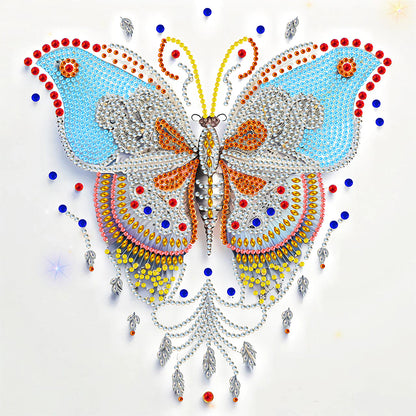 Pale Butterfly - Special Shaped Drill Diamond Painting 30*30CM