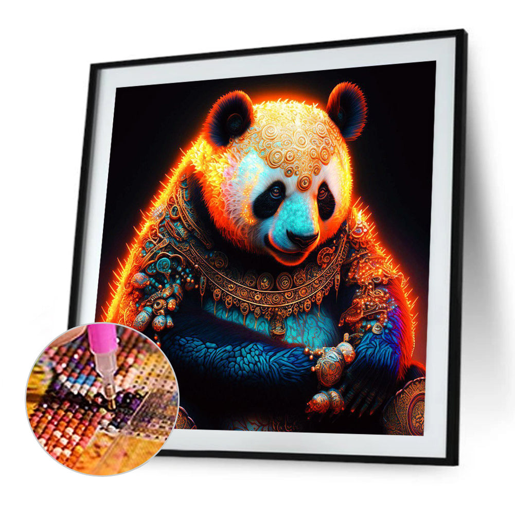 Glorious Panda - Full Round Drill Diamond Painting 30*30CM