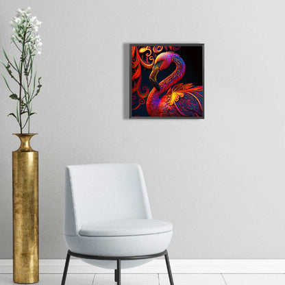 Glorious Flamingo - Full Round Drill Diamond Painting 30*30CM