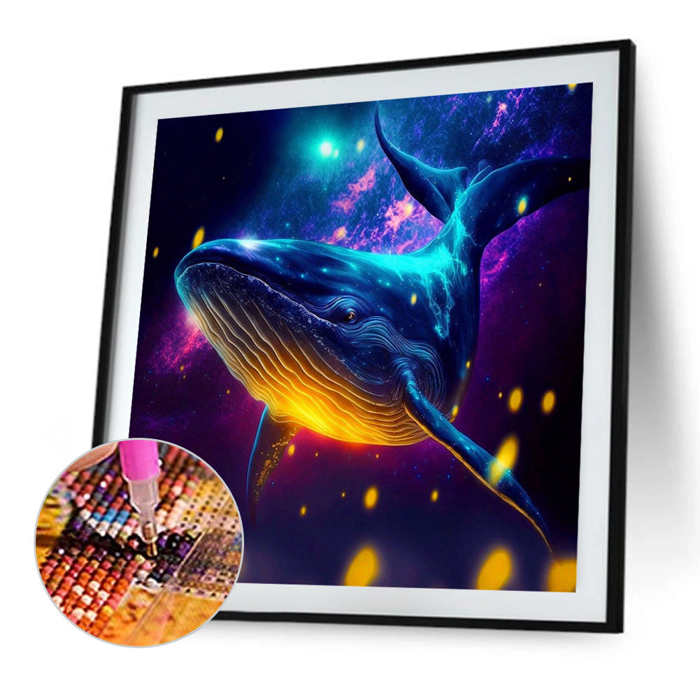 Glorious Whale - Full Round Drill Diamond Painting 30*30CM