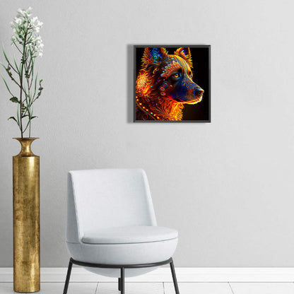 Glorious Puppy - Full Round Drill Diamond Painting 30*30CM