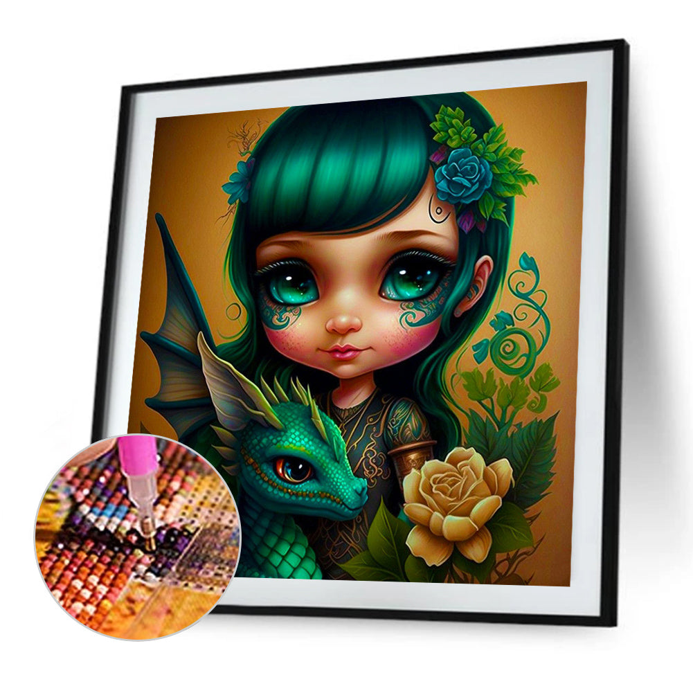 Elf Girl - Full Round Drill Diamond Painting 40*40CM