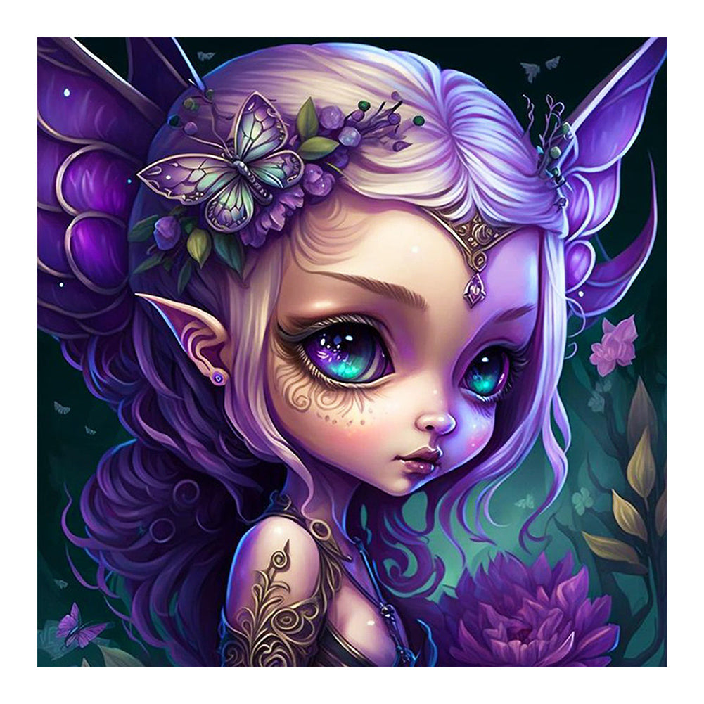 Elf Girl - Full Round Drill Diamond Painting 40*40CM