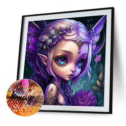 Elf Girl - Full Round Drill Diamond Painting 40*40CM