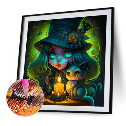 Elf Girl - Full Round Drill Diamond Painting 40*40CM