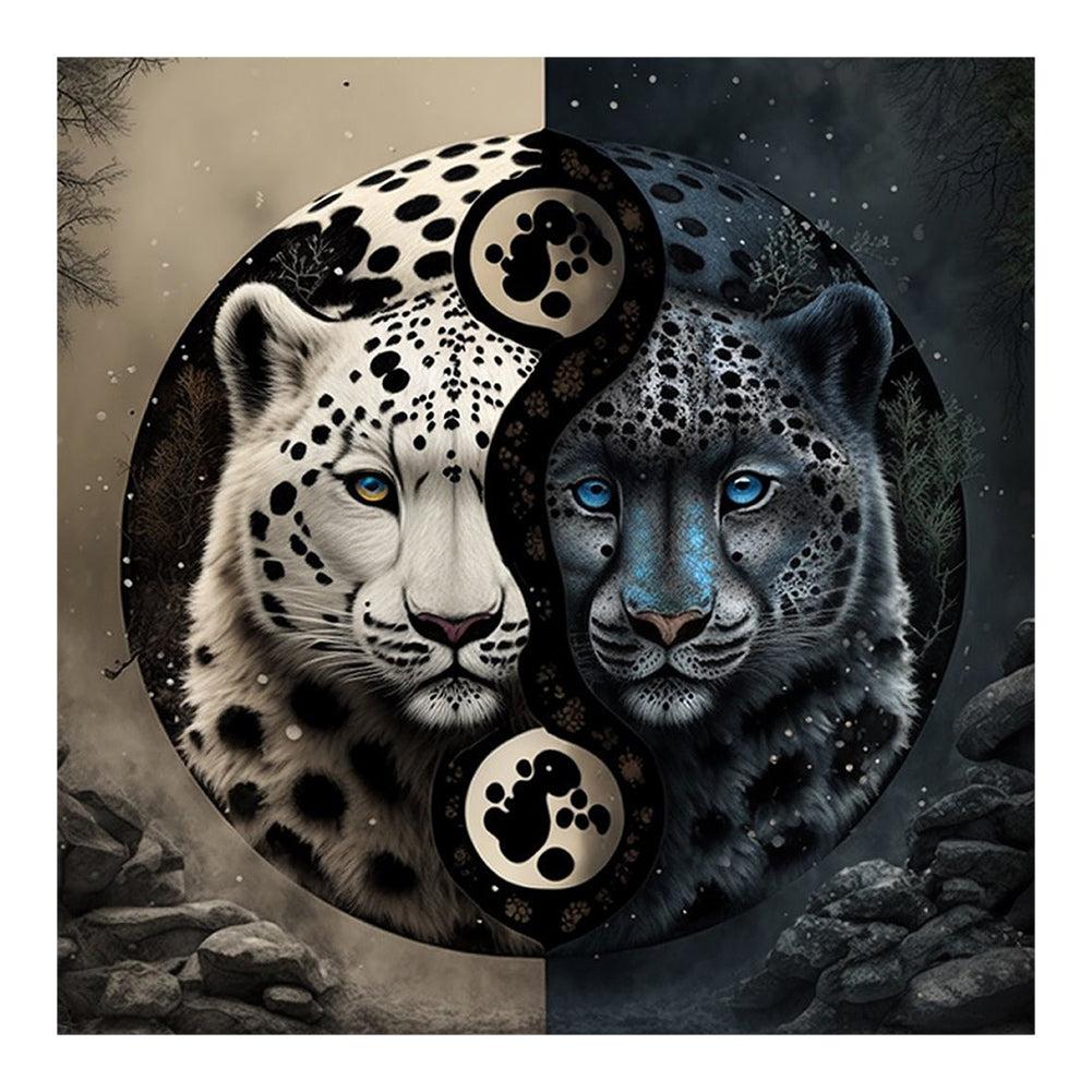 Tai Chi Leopard Painting - Full Square Drill Diamond Painting 30*30CM