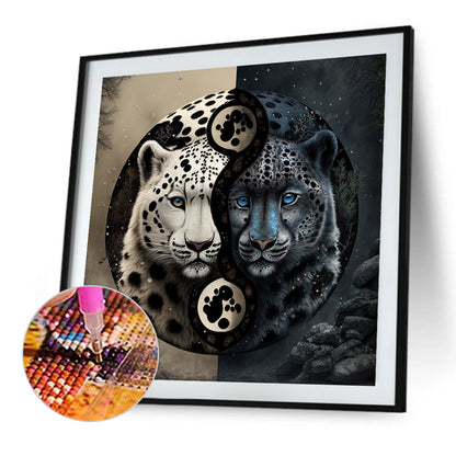 Tai Chi Leopard Painting - Full Square Drill Diamond Painting 30*30CM