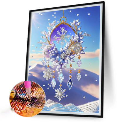 Purple Campanula - Special Shaped Drill Diamond Painting 30*40CM