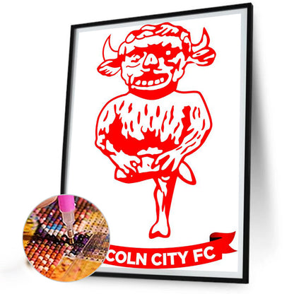 Lincoln City Football Club - Full Round Drill Diamond Painting 30*40CM