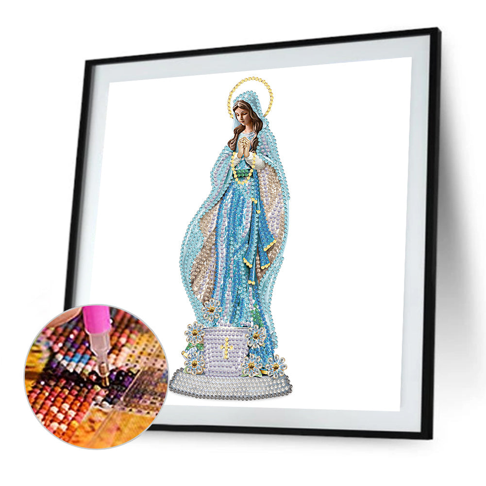 Virgin Mary - Special Shaped Drill Diamond Painting 30*30CM