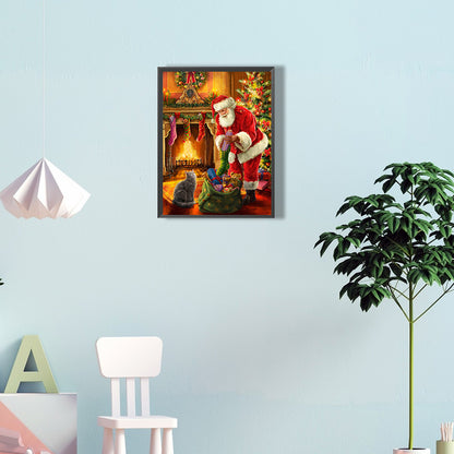 Santa Claus - Full Round Drill Diamond Painting 30*40CM