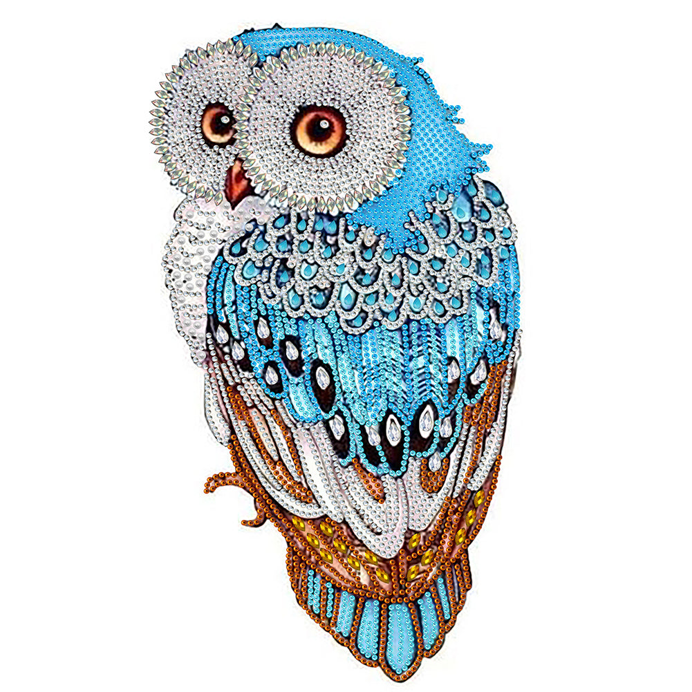 Owl - Special Shaped Drill Diamond Painting 30*40CM