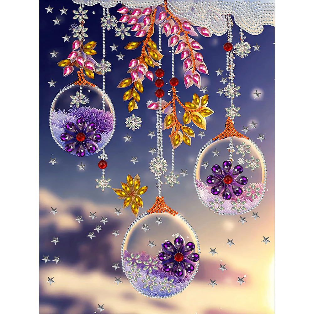 Fantasy Amethyst Ball - Special Shaped Drill Diamond Painting 30*40CM