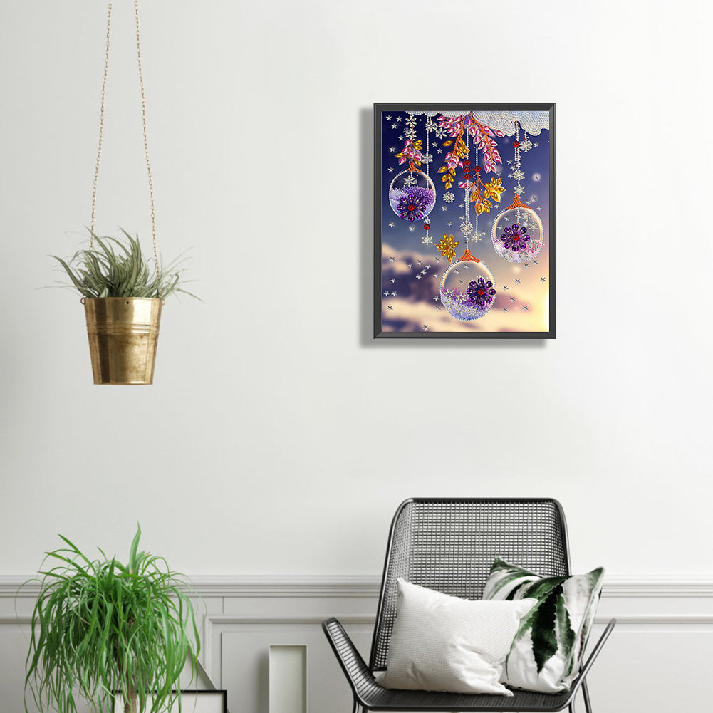 Fantasy Amethyst Ball - Special Shaped Drill Diamond Painting 30*40CM