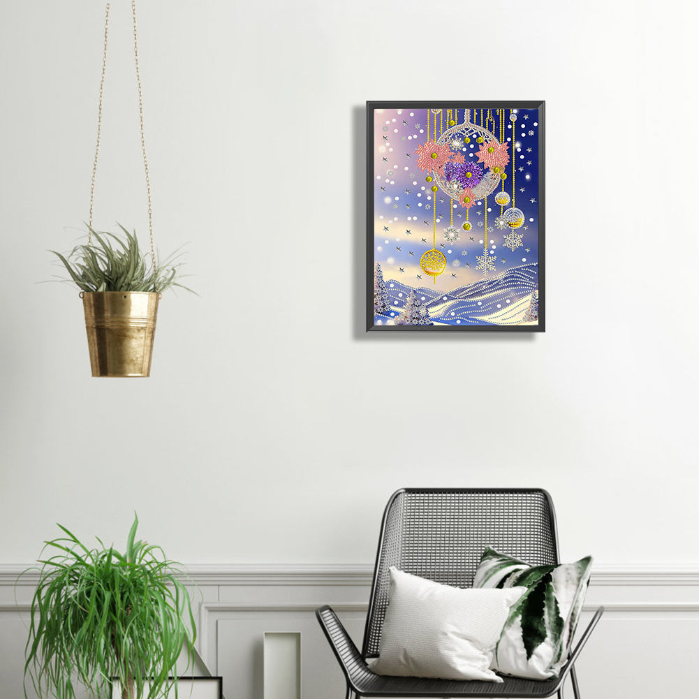 Fantasy Amethyst Ball - Special Shaped Drill Diamond Painting 30*40CM