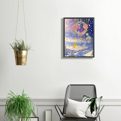 Fantasy Amethyst Ball - Special Shaped Drill Diamond Painting 30*40CM