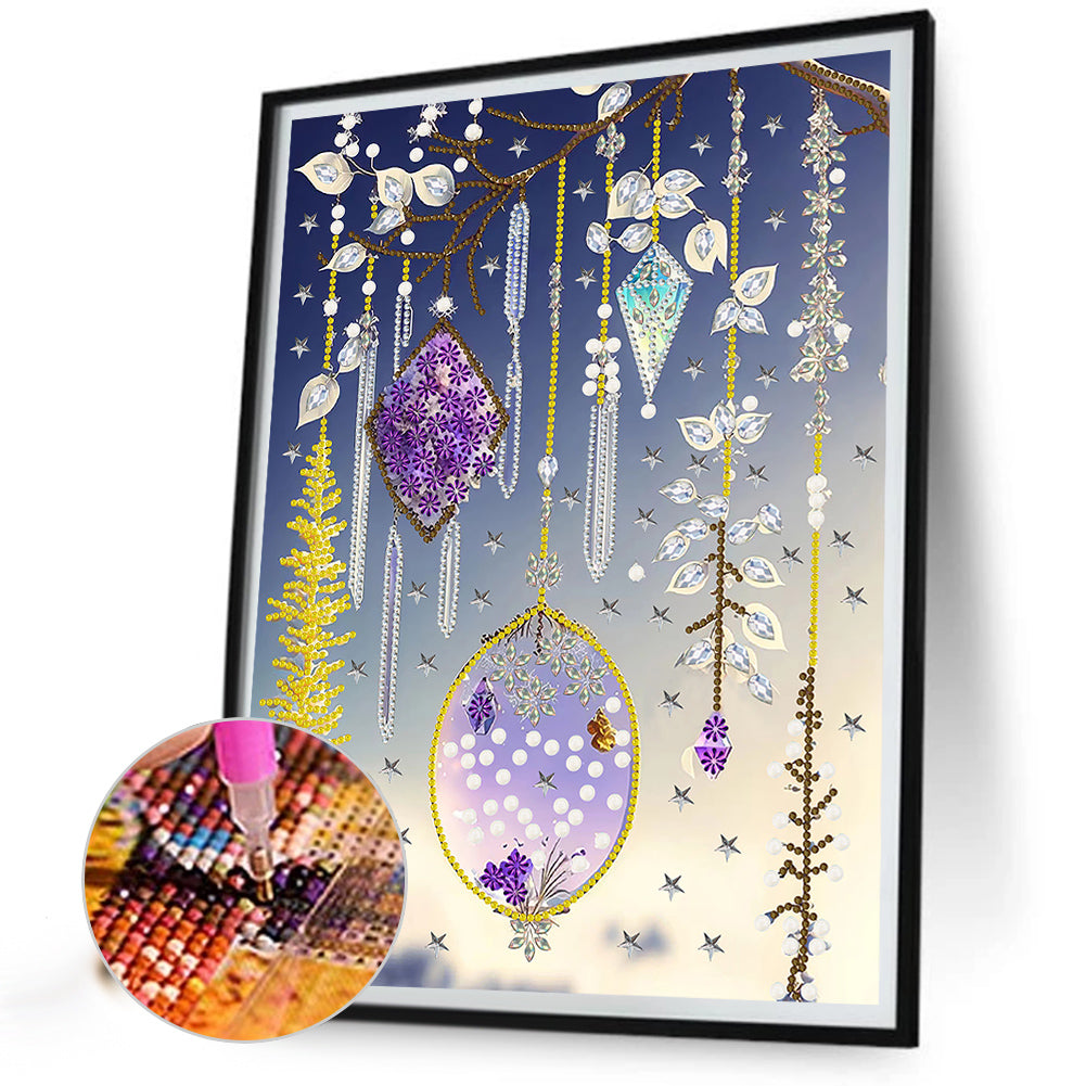 Fantasy Amethyst Ball - Special Shaped Drill Diamond Painting 30*40CM