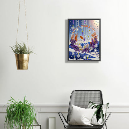 Fantasy Amethyst Ball - Special Shaped Drill Diamond Painting 30*40CM