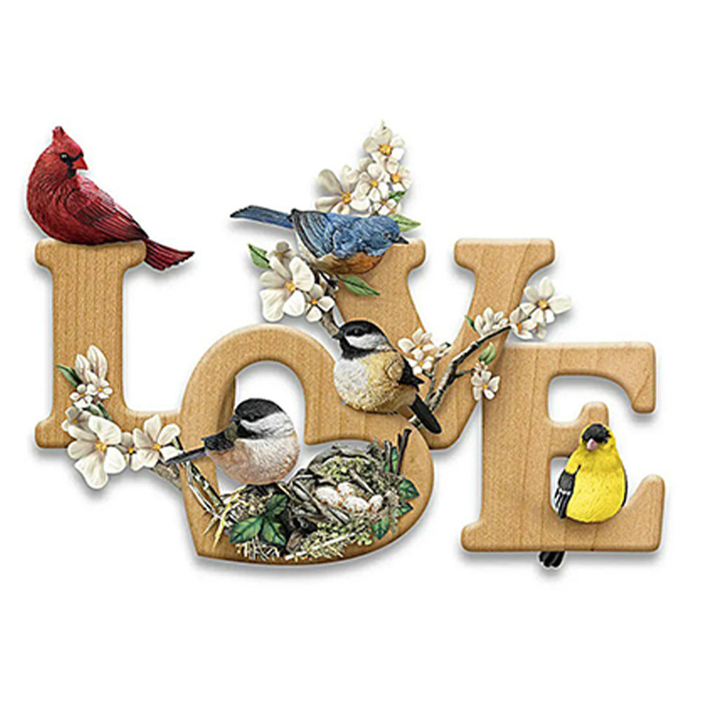 Love Birds - Full Round Drill Diamond Painting 40*30CM