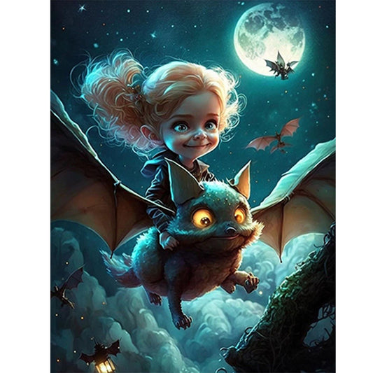 Little Animal Trainer - Full Round Drill Diamond Painting 30*40CM