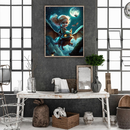 Little Animal Trainer - Full Round Drill Diamond Painting 30*40CM