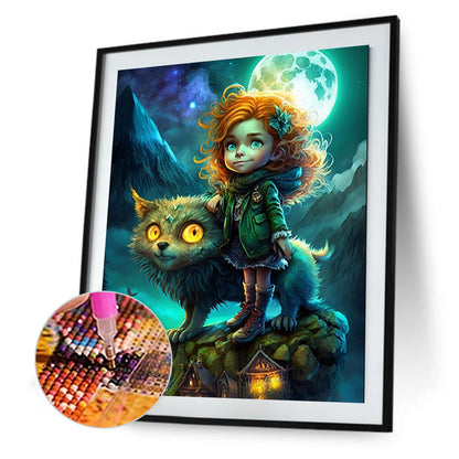Little Animal Trainer - Full Round Drill Diamond Painting 30*40CM