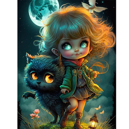 Little Animal Trainer - Full Round Drill Diamond Painting 30*40CM