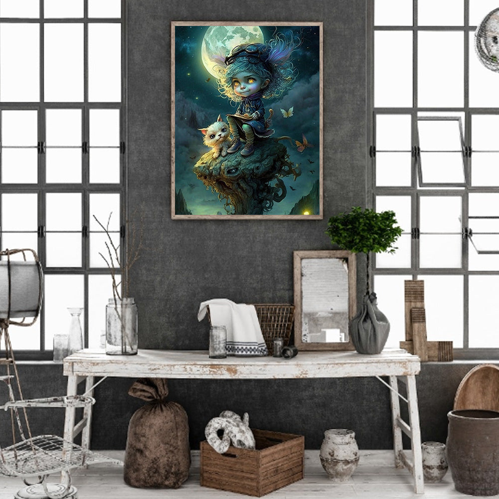 Little Animal Trainer - Full Round Drill Diamond Painting 30*40CM