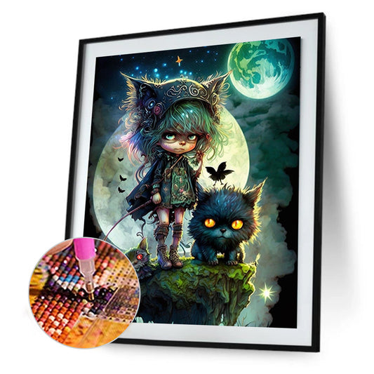 Little Animal Trainer - Full Round Drill Diamond Painting 30*40CM