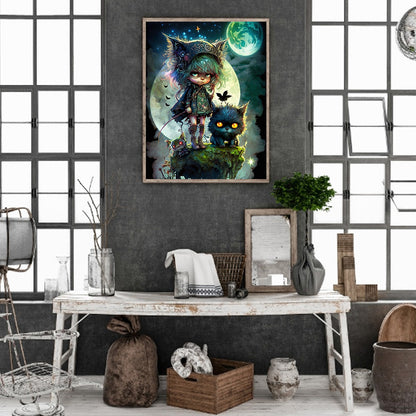 Little Animal Trainer - Full Round Drill Diamond Painting 30*40CM