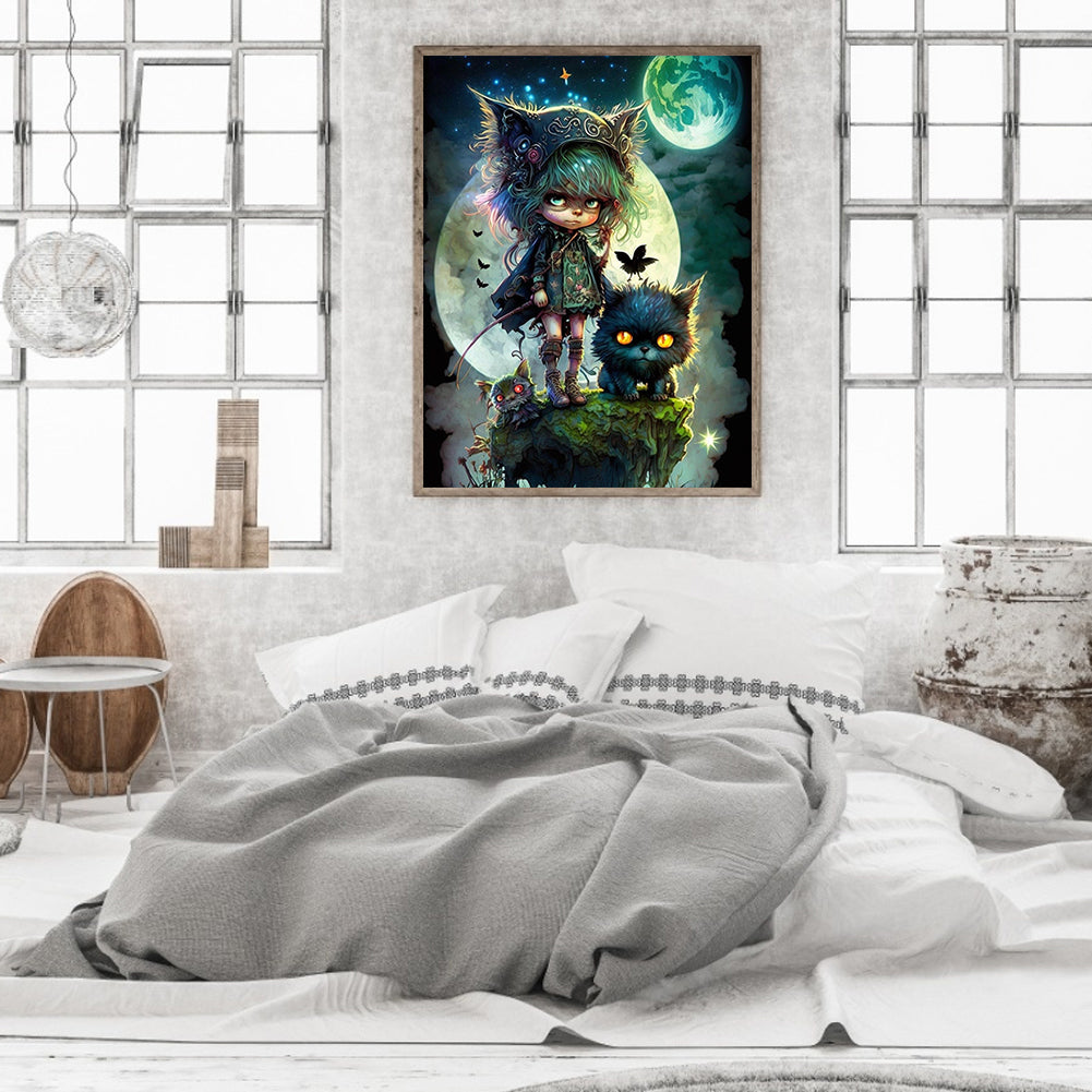 Little Animal Trainer - Full Round Drill Diamond Painting 30*40CM