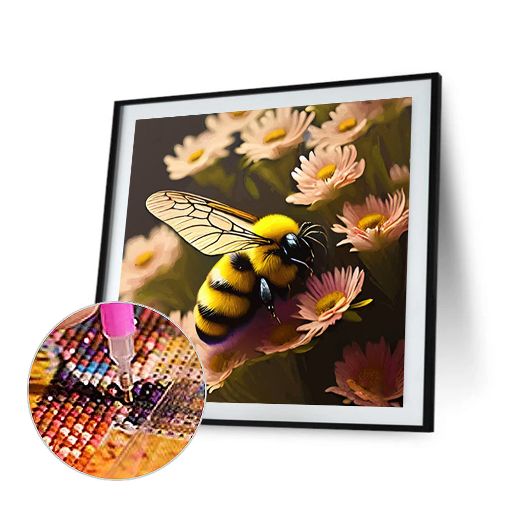 Bee - Full Round Drill Diamond Painting 30*30CM