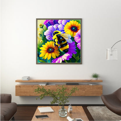 Bee - Full Round Drill Diamond Painting 30*30CM