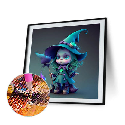 Magic Girl - Full Round Drill Diamond Painting 30*30CM