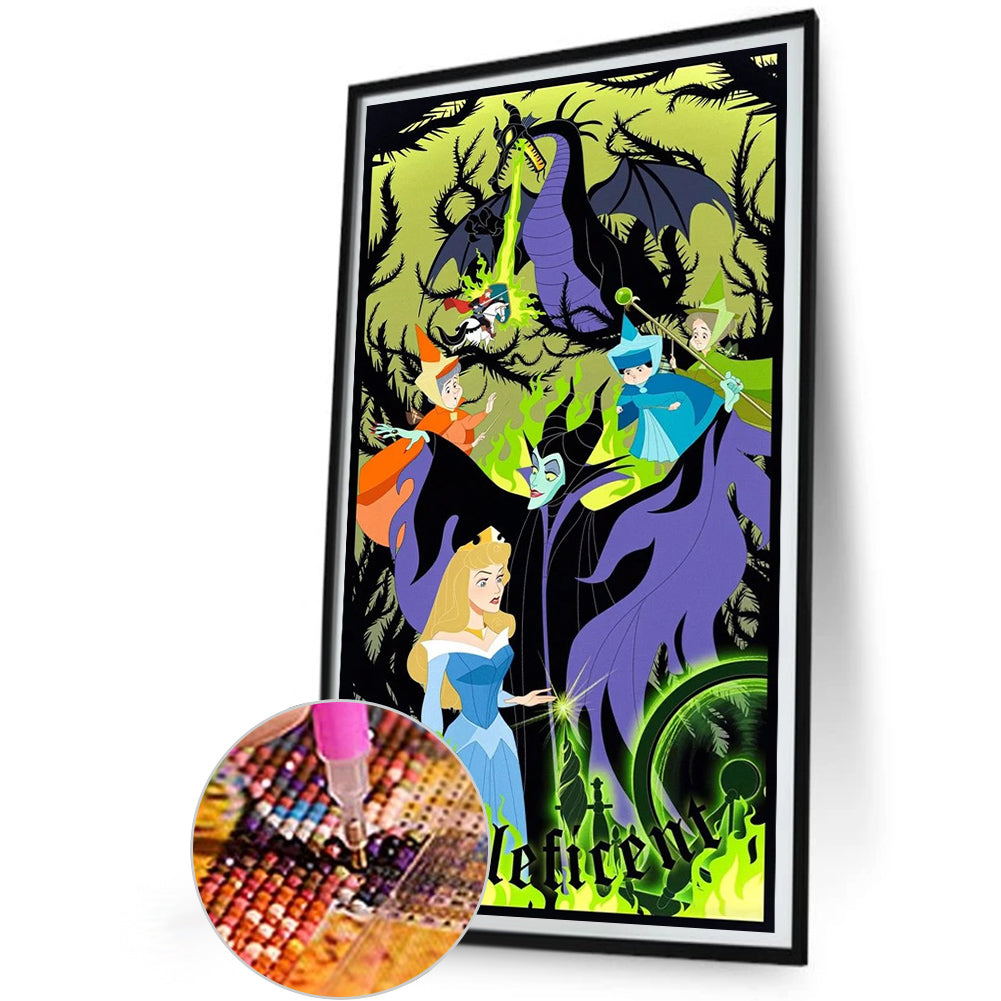 Sleeping Beauty - Full Round Drill Diamond Painting 30*50CM