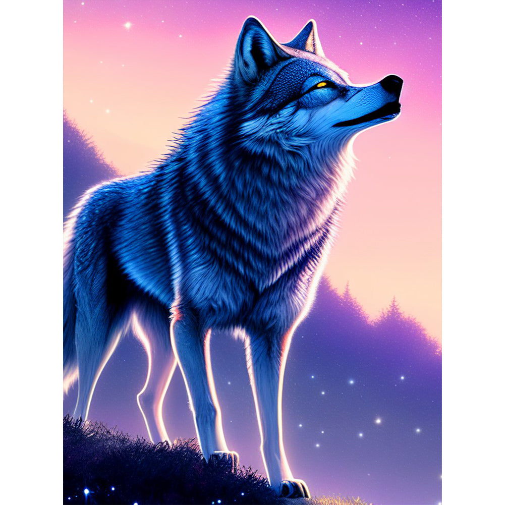 Wolf - Full Round Drill Diamond Painting 30*40CM