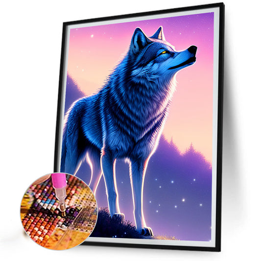 Wolf - Full Round Drill Diamond Painting 30*40CM