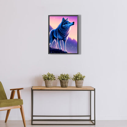 Wolf - Full Round Drill Diamond Painting 30*40CM