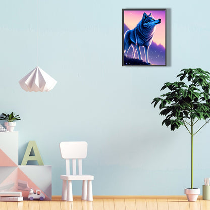 Wolf - Full Round Drill Diamond Painting 30*40CM