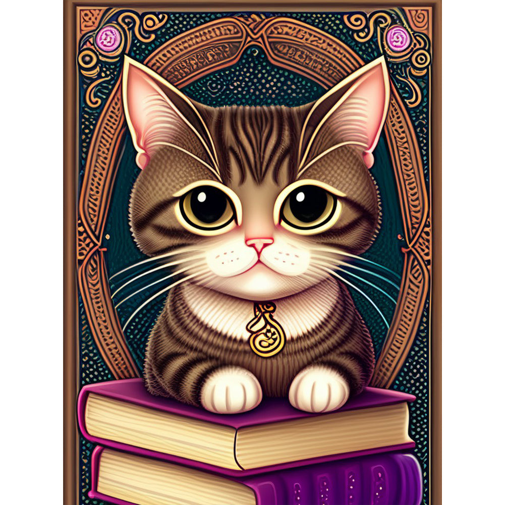 Kitten - Full Round Drill Diamond Painting 30*40CM