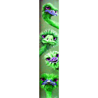 Ostrich - Full Round Drill Diamond Painting 25*125CM