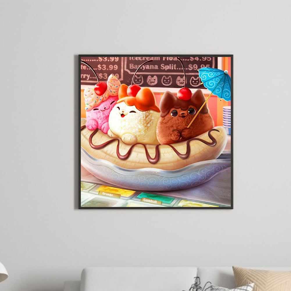 Dessert Animals - Full Square Drill Diamond Painting 30*30CM